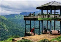 Scenic elevated viewing deck offering exclusive reserved seating for group and VIP visitors.